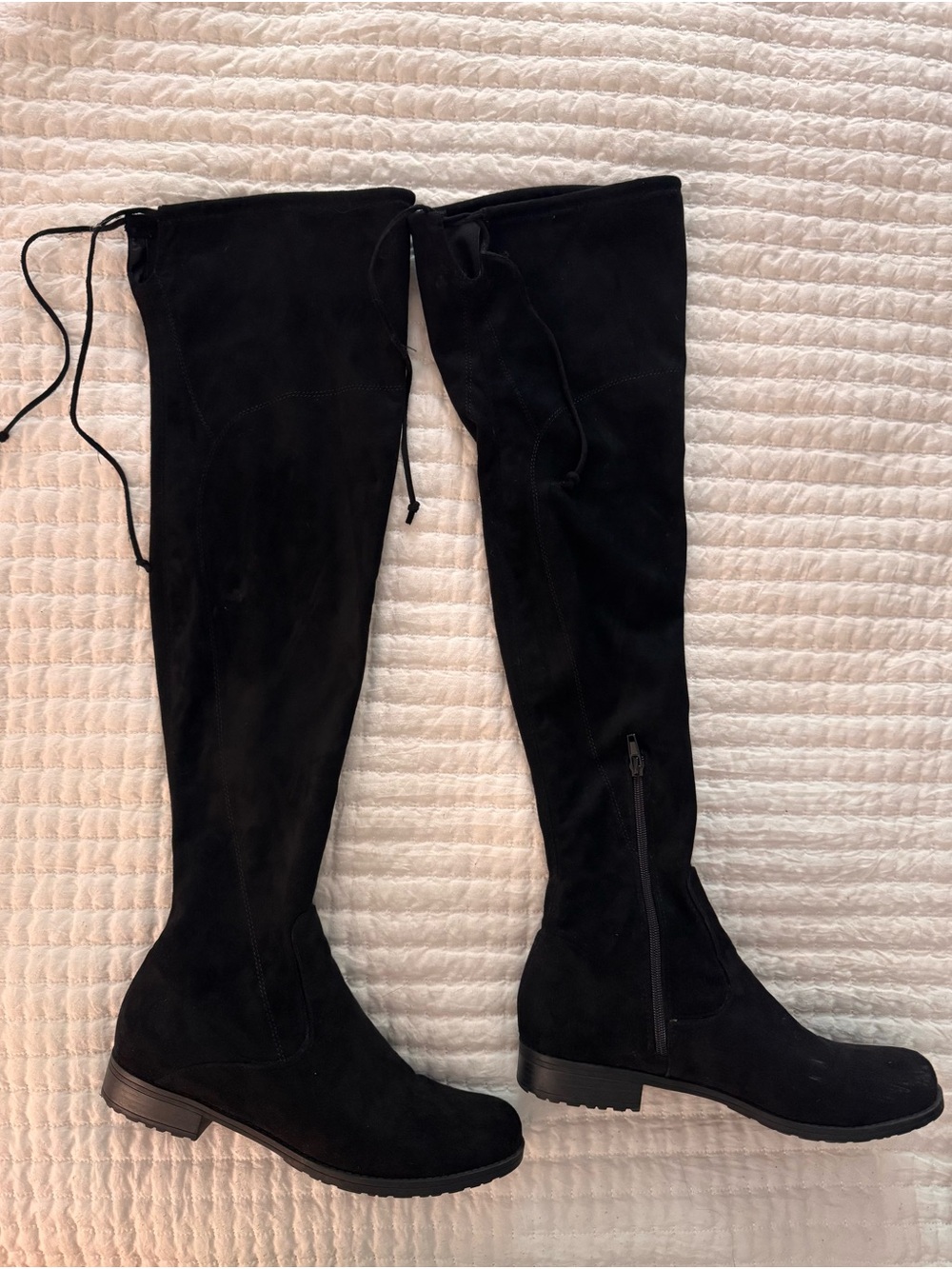 Unisa black suede over-the-knee boots- Size 10M